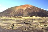 Lanzarote - Lavastrom u alter Vulkan